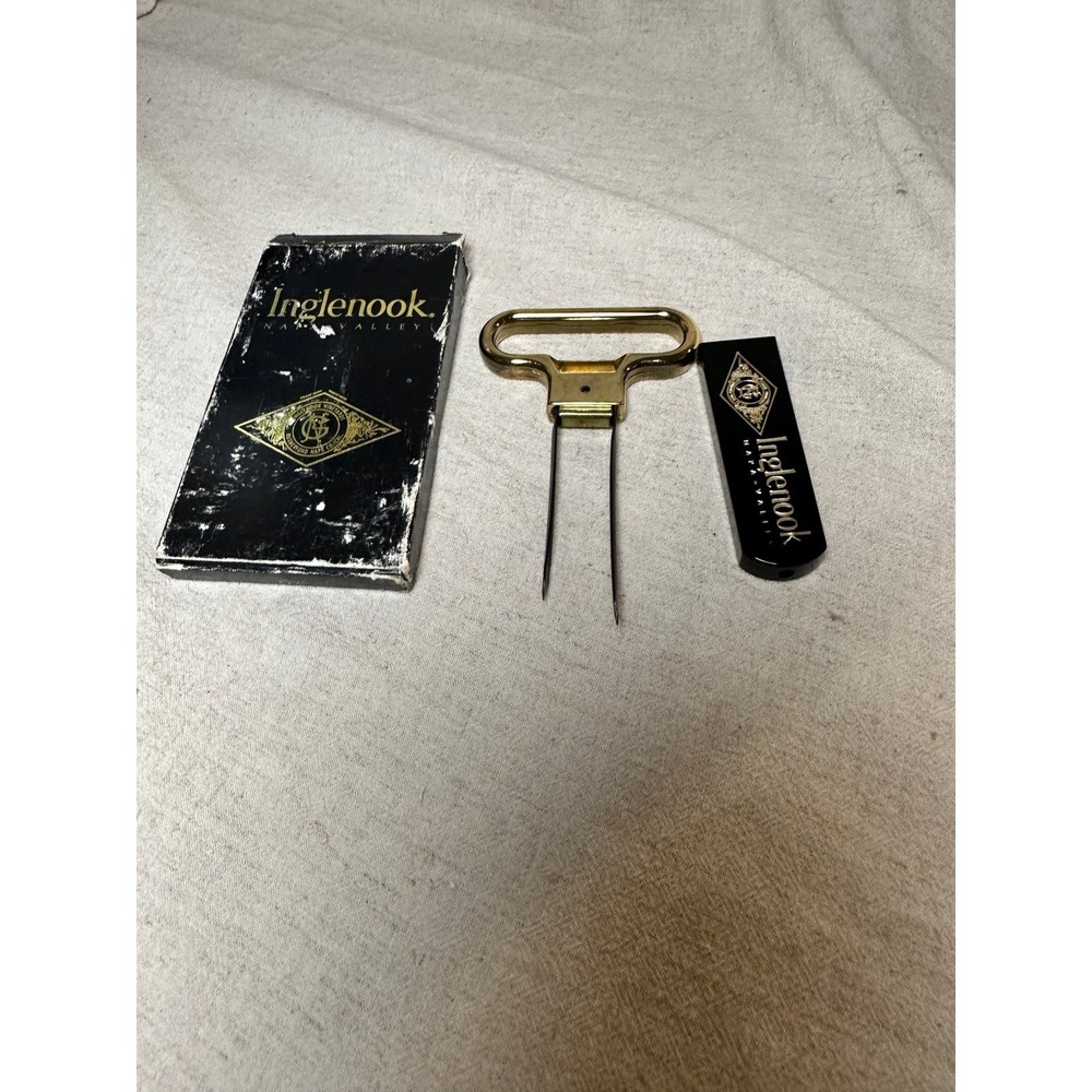 Vintage Inglenook Wine Bottle Opener with box - CottageCore
